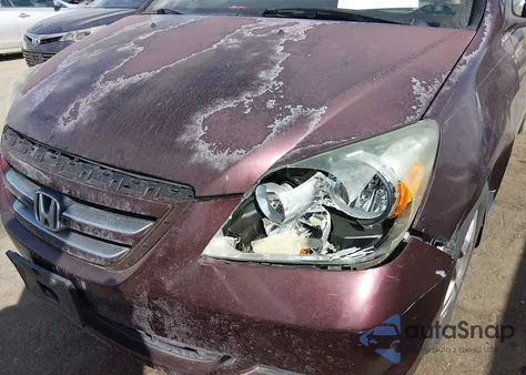 2007 Honda Odyssey Ex-L z USA, uszkodzony, nr VIN 5FNRL38747B093733